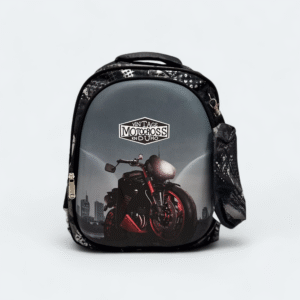 Motocross bike and Monster truck  design Backpack , Primary School Bag for kids “boys only"