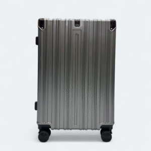 Stylish & Durable Aluminium Frame Luggage – ABS+PC Hard Shell Suitcase – 317-Grey