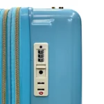 Light Weight Spinner Luggage With Stylish Zipper Design 8032 Blue Color - Image 3