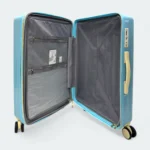 Light Weight Spinner Luggage With Stylish Zipper Design 8032 Blue Color - Image 5