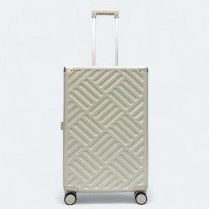 All Weather 100% Waterproof Travel Suitcase Stylish & Long Lasting  New Patty Light Grey Color
