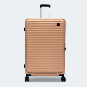 Polypropylene Authentic TSA Lock Hard Shell Suitcase 8809 Pink Color