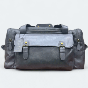 Premium Gray Two Person Travel Bag with Strong Zipper