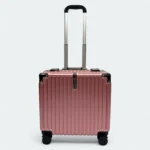 Premium 18" Cabin Dual Lock Luggage Color Pink 317