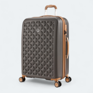 Goby London Ocean GB-3603 Hardshell Suitcase With Authentic TSA Lock |Chocolate Color