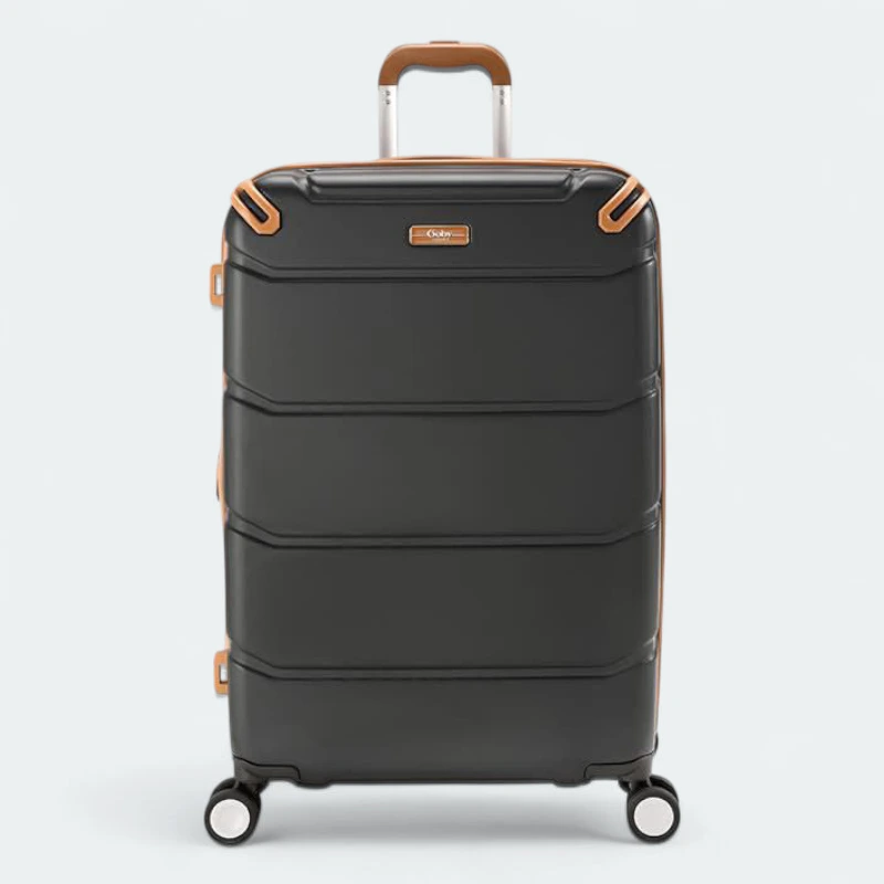 1757062777338 Hard Collection travel luggage set from the brand Goby London 2406 Black - Image 1