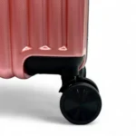 Premium 18" Cabin Dual Lock Luggage Color Pink 317 - Image 4