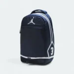 Fashionable Nylon Fabric backpack With Shoe Chamber 778 Navy Blue