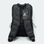 Multiple Features Waterproof Soft Oxford Fabric Backpack . Model - 1005 Black - Image 4