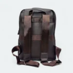 Premium Artificial Leather  With Multi Chamber Backpack . Model - 928 Chocolate - Image 4