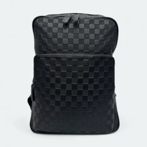 Premium Artificial Leather  With Multi Chamber Backpack . Model - 928 Black