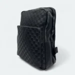Premium Artificial Leather  With Multi Chamber Backpack . Model - 928 Black - Image 2