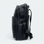 Premium Artificial Leather  With Multi Chamber Backpack . Model - 928 Black - Image 3