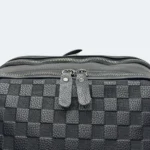Premium Artificial Leather  With Multi Chamber Backpack . Model - 928 Black - Image 5
