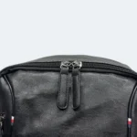High Quality Artificial Leather Laptop Backpack 1560 Black - Image 5