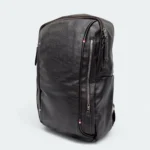 High Quality Artificial Leather Laptop Backpack  . Model - 1560 Chocoale - Image 2