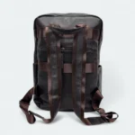 High Quality Artificial Leather Laptop Backpack  . Model - 1560 Chocoale - Image 4