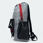 Premium Nylon Fabric Backpack Black 60470 - Image 2
