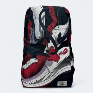 Nylon Fabric Bag For Daily Use  Blue Red  047