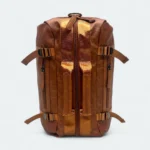 Multifunctional Premium Artificial Leather Backpack/Travel Bag Brown 969 - Image 2