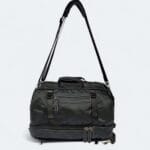 Multifunctional Premium Artificial Leather Backpack/Travel Bag Black 969 - Image 3