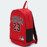 Jordan 23 Durable Nylon Travel Backpack 9834 Red - Image 2