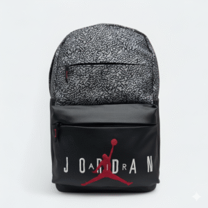 High Quality Nylon Fabric Air Jordan Backpack  Black 7626