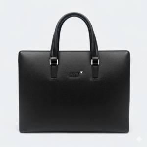 Mont Blanc Formal Executive Bag Perfect For Business Meeting M601 Black