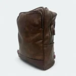 Modern Artificial Leather Backpack 3511 chocolate - Image 2