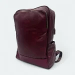 Modern Artificial Leather Backpack 3511 Meroon - Image 2