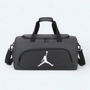 Stylish Nike Gym Bag With Shoe Chamber 7068 Grey