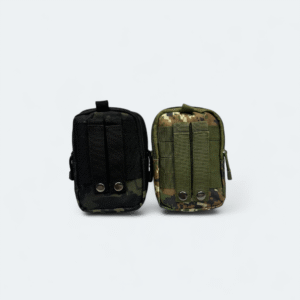Military Tactical Mobile Pouch Black Camo