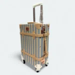 Vintage Style Luggage Set With Makeup box - Classic Travel Combo - Image 3