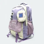 Polyester Fabric Imported School Bag With Laptop Chamber SCB 110 Purple - Image 2