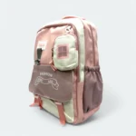 Polyester Fabric Imported School Bag With Laptop Chamber SCB 110 Pink - Image 2
