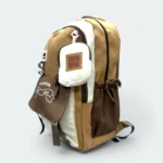 Polyester Fabric Imported School Bag With Laptop Chamber SCB 110 Brown - Image 2
