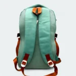Polyester Fabric Imported School Bag With Laptop Chamber & Pencil Holder SCB 111 Green - Image 3