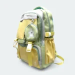 Polyester Fabric Imported School Bag With Laptop Chamber & Pencil Holder SCB 111 Yellow - Image 2