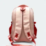 Polyester Fabric Imported School Bag With Laptop Chamber & Pencil Holder SCB 111 Red - Image 3