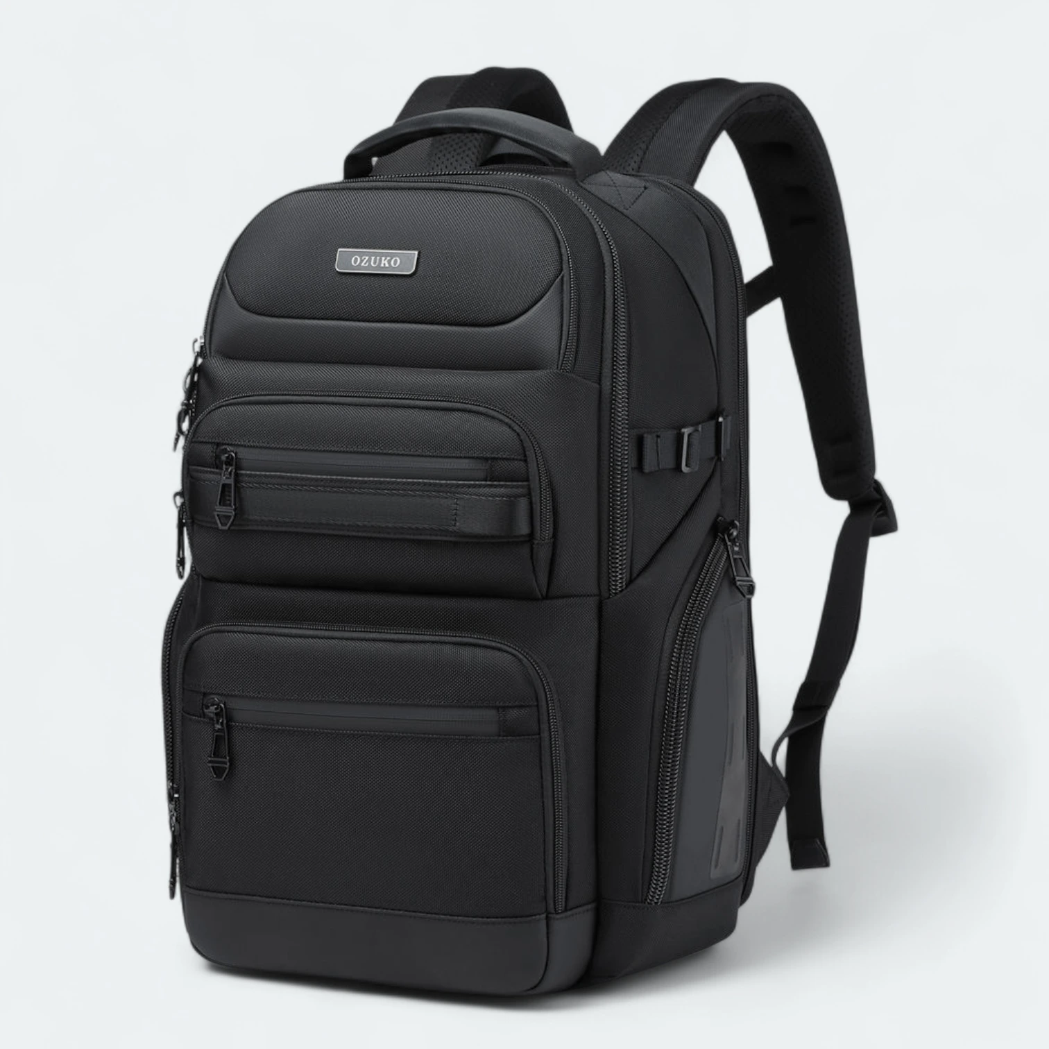 1767185283727 OZUKO Large Capacity Waterproof Travel Laptop Backpack 9772 (S) - Image 1