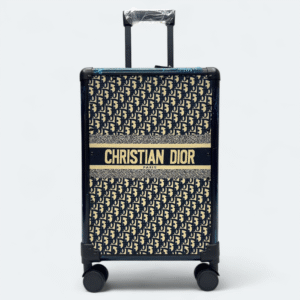 Luxury Dior Replica Suitcase – Durable Rolling Luggage with TSA Lock & Aluminium  Frame