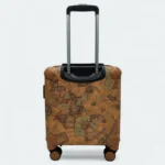Classic 16 Inch Cabin Luggage Earth Map Design - Image 3