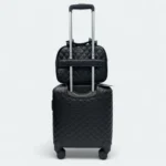 Luxury Quilted Cabin Trolley Set With Hang Bag - Image 3