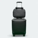 Gucci Premium 16" Trolley With Dressing Bag Black Embossed