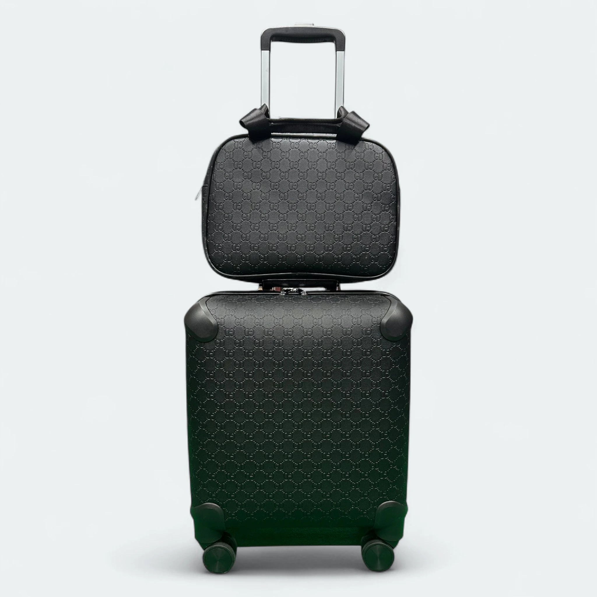 IMG_3534.HEIC (1) Gucci Premium 16" Trolley With Dressing Bag Black Embossed - Image 1