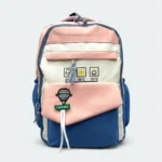 Polyester Fabric Lightweight Imported School Bag 106 Pink