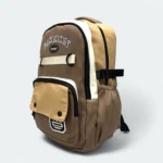 Imported Premium Quality School Bag With Laptop Chamber SCB 109 Brown - Image 2