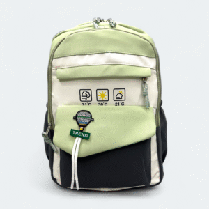 Polyester Fabric Lightweight Imported School Bag 106 Grey - Olive