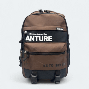 Kids School Backpack With Laptop Chamber SCB 103 Chocolate