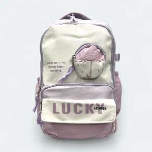 Stylish Design Baby Lightweight  Backpack SCB 102 Pink